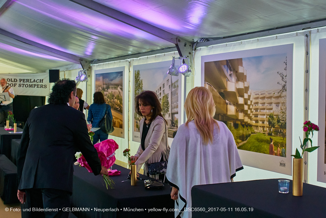 11. Mai 2017 - Grundsteinlegung für die LOGE und dem Kulturquadrat in Neuperlach